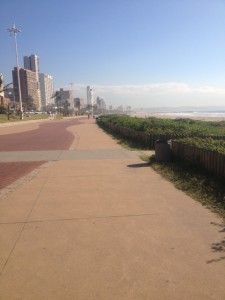 Cycle the revamped promenade at Durban.