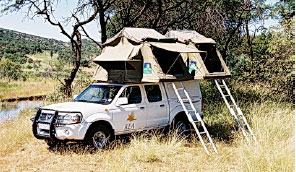 Group camping out.